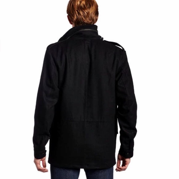 French Connection Thorpe Manor Wool Coat Large - Picture 4 of 11